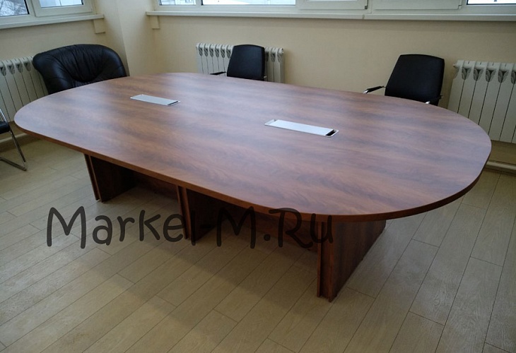 Овальный стол для переговоров на 6 человек
