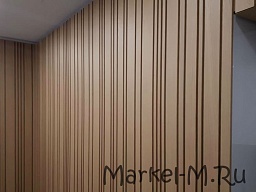 Стеновые панели в офис МДФ шпон по индивидуальным размерам