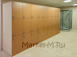 Шкафчики для раздевалок фитнес клуба Альбина