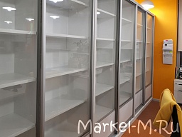 Стеклянный шкаф для документов купить